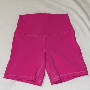 Sonic Pink Align Shorts 6”